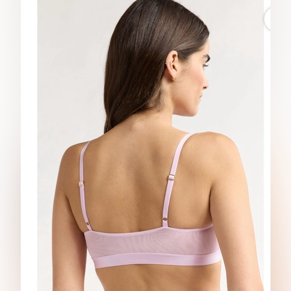 Joyspun’s Women’s Lilac Mesh Bralette! NWT! Size Small. - Picture 2 of 8